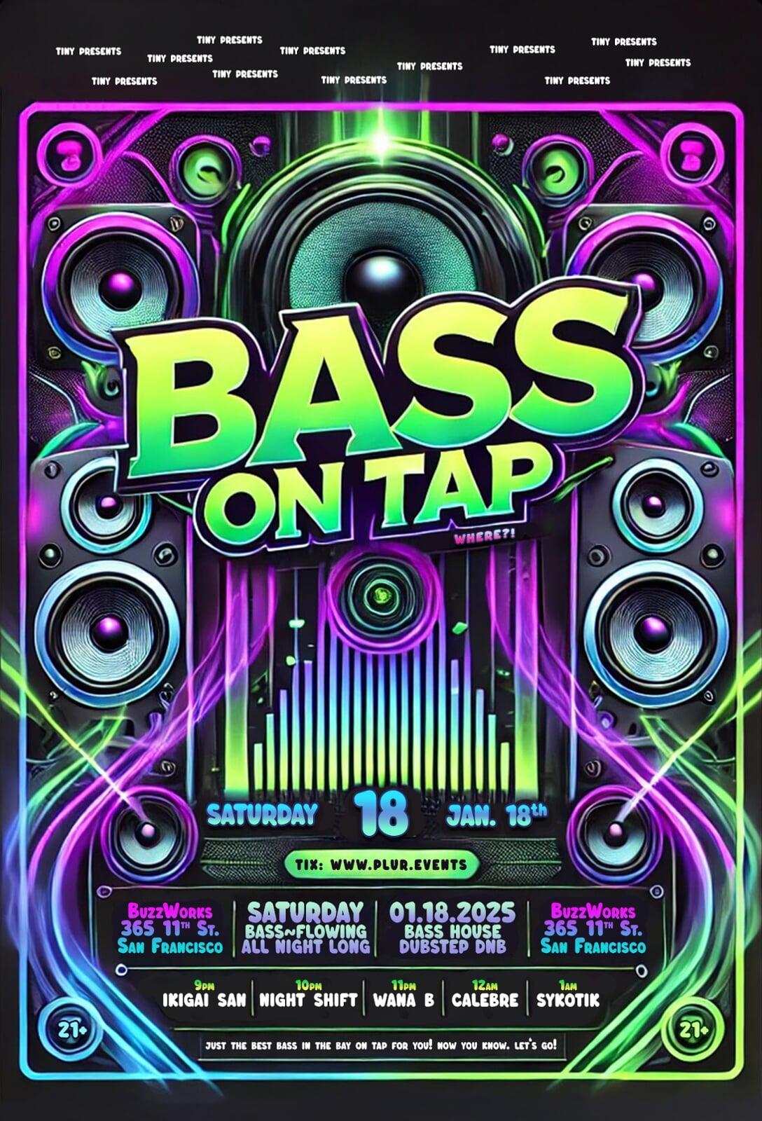 Bass On Tap Flyer